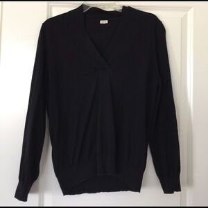 COPY - J. Crew black v neck sweater